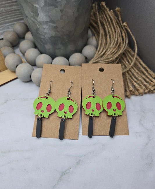 Poison Apple Lollipop Earrings