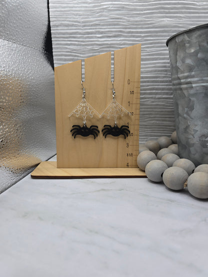 Spider Drop Earrings