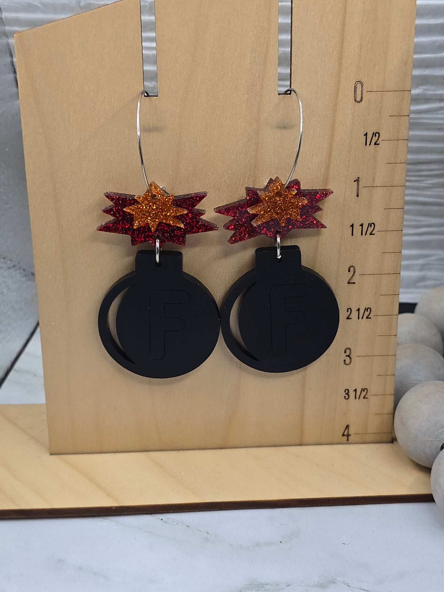 F-Bomb Earrings