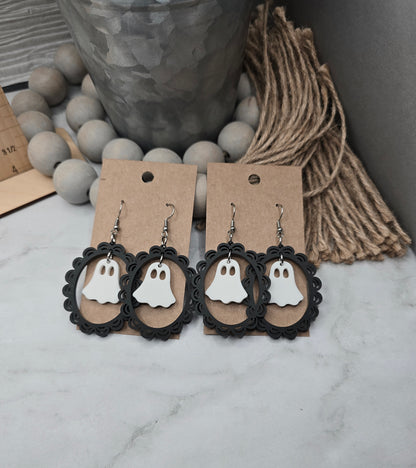 Ghost Frame Earrings