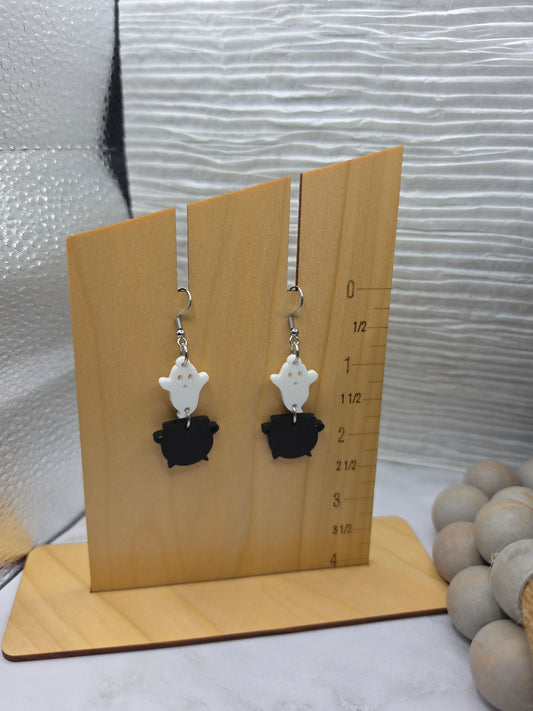 Cauldron Ghost Earrings