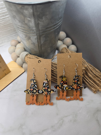 Mushroom Witch Earrings