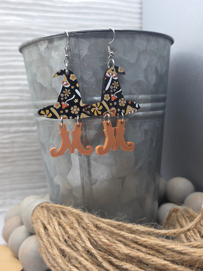 Mushroom Witch Earrings