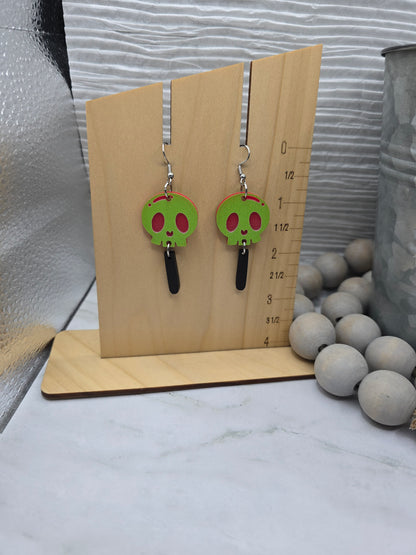 Poison Apple Lollipop Earrings