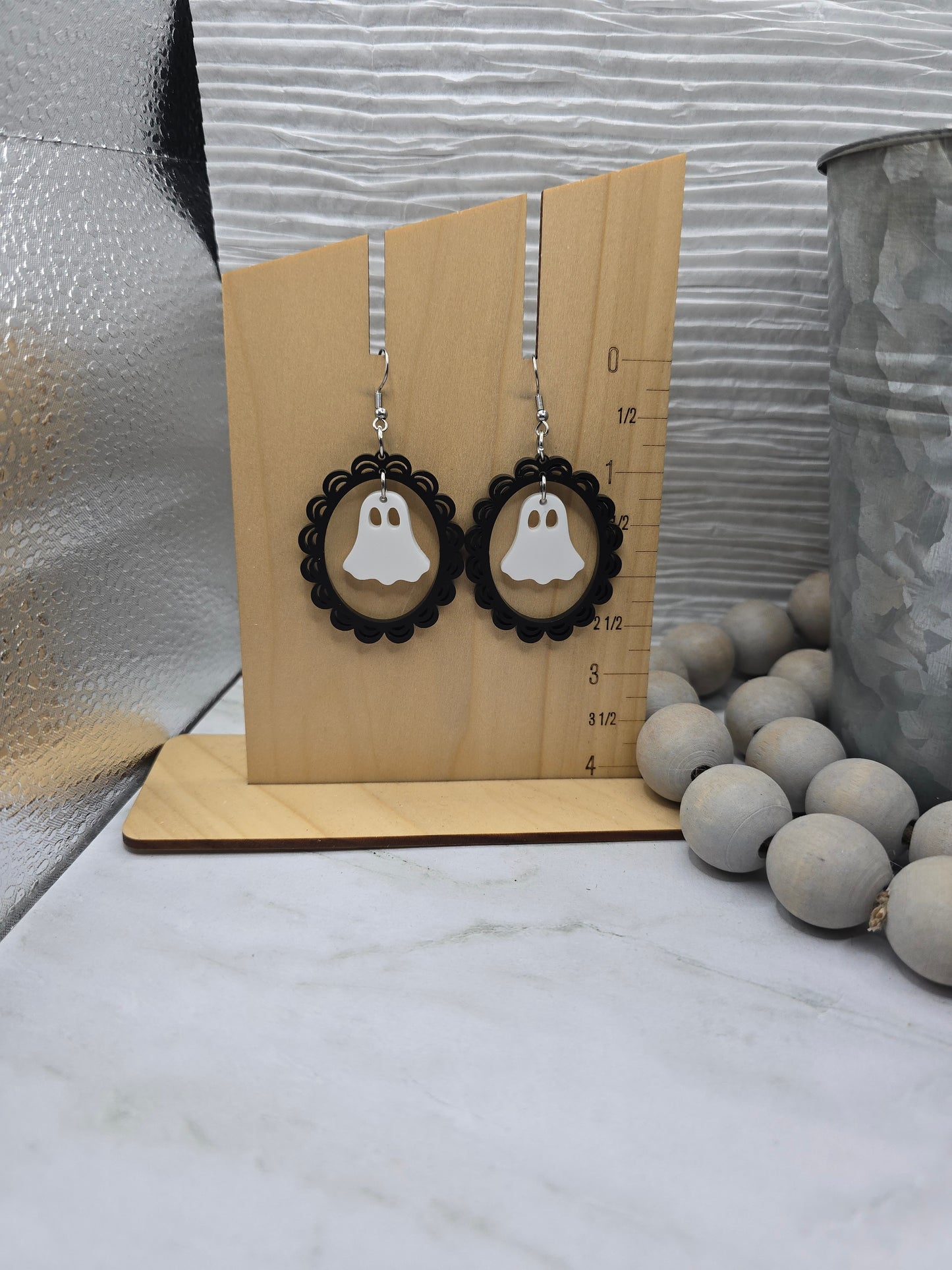 Ghost Frame Earrings