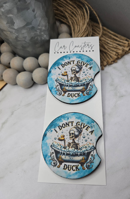 Give A Duck Car Coasters