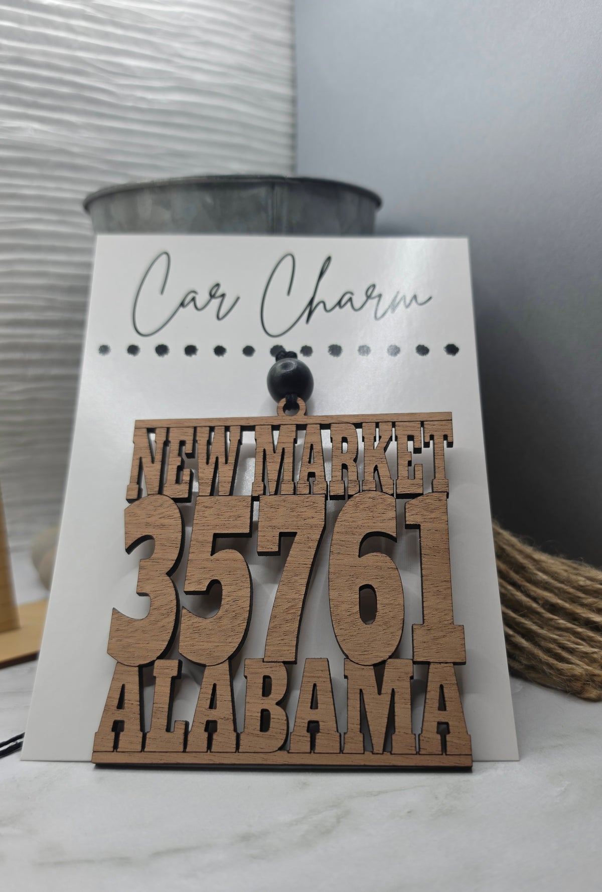 Zip Code Car Charm