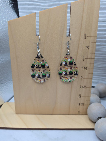 Witches Brew Teardrop Earrings