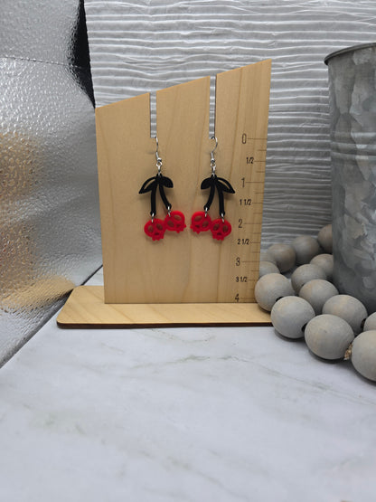 Skull Cherries Earrings