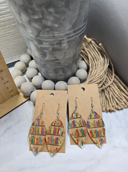 Book Petal Earrings