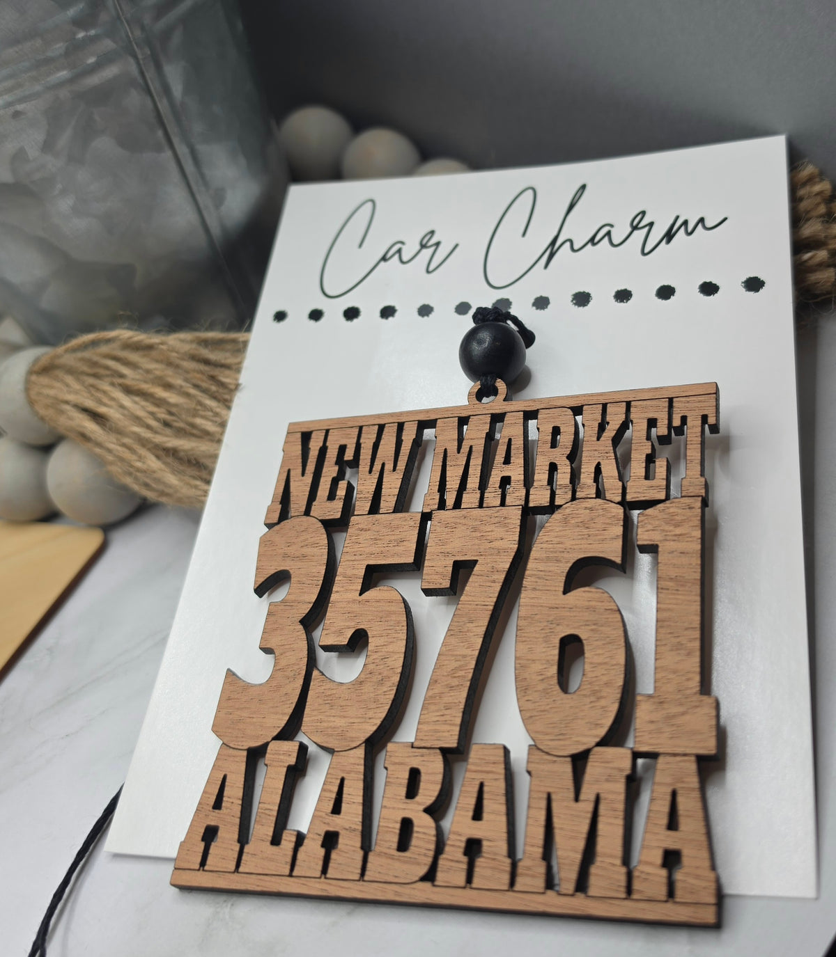 Zip Code Car Charm