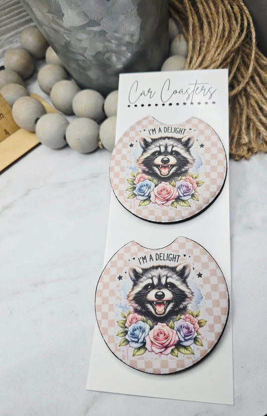 Delight Car Coasters