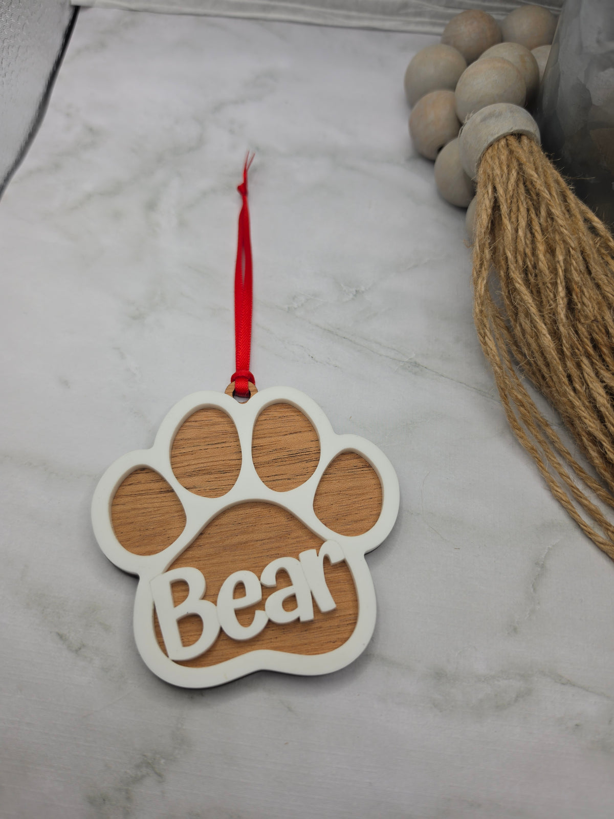 Paw Print Ornament