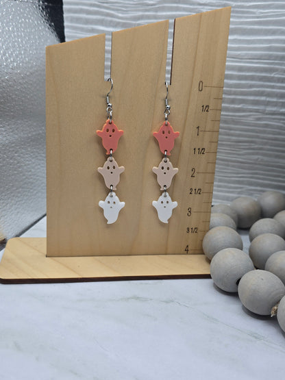 Valentine Ghost Stack Earrings