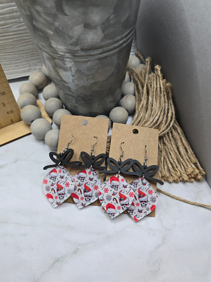 Skull Ornament Earrings