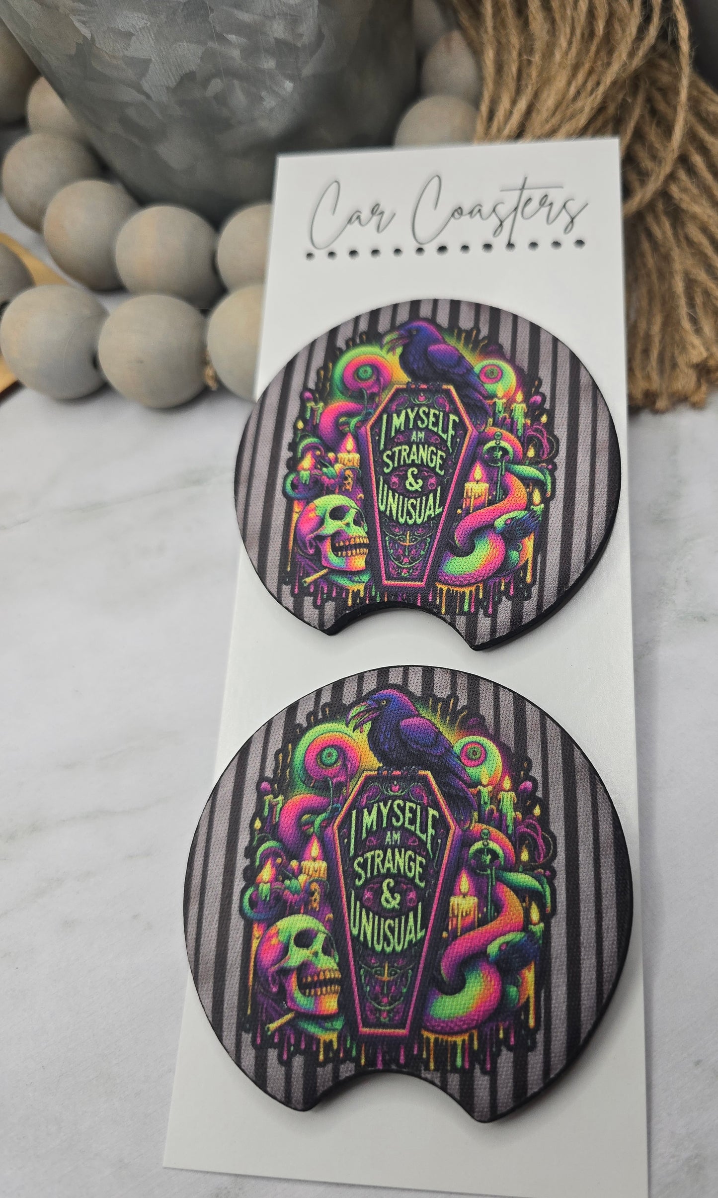 Strange & Unusual Car Coasters