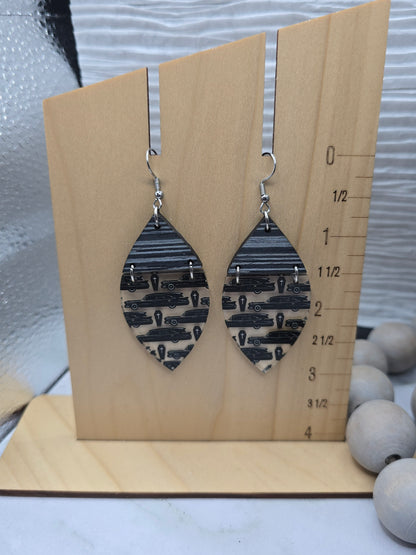 Hearse Split Petal Earrings