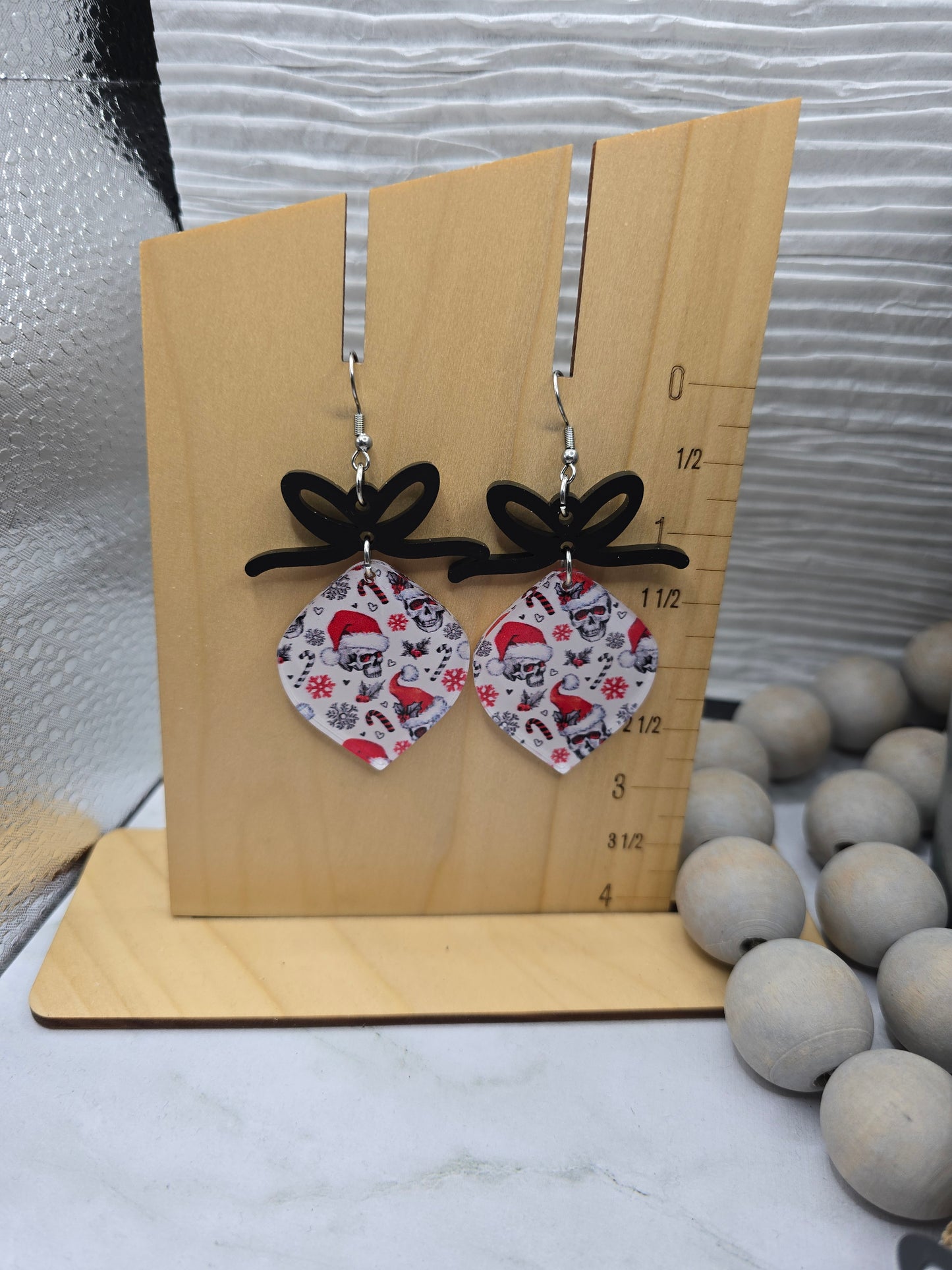 Skull Ornament Earrings