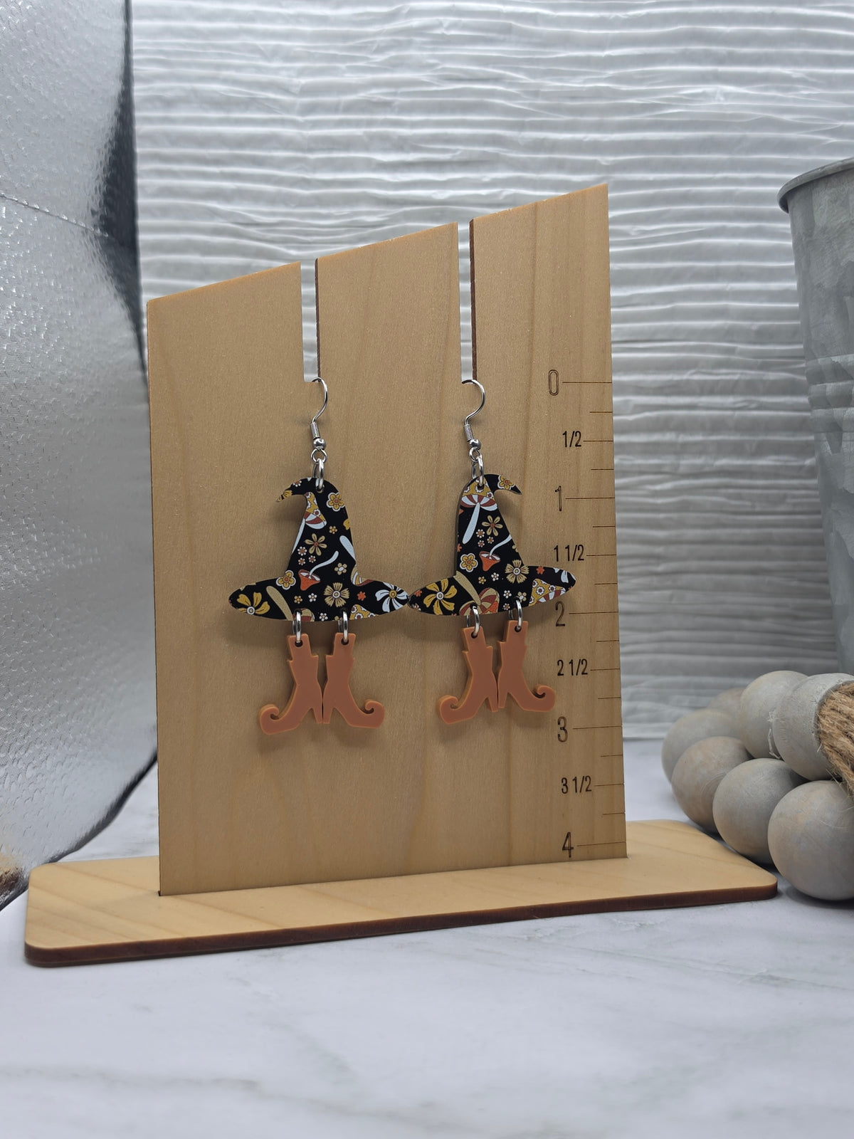 Mushroom Witch Earrings