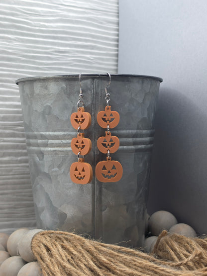 Pumpkin Stack Earrings