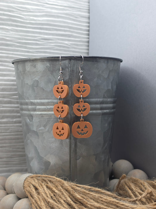 Pumpkin Stack Earrings