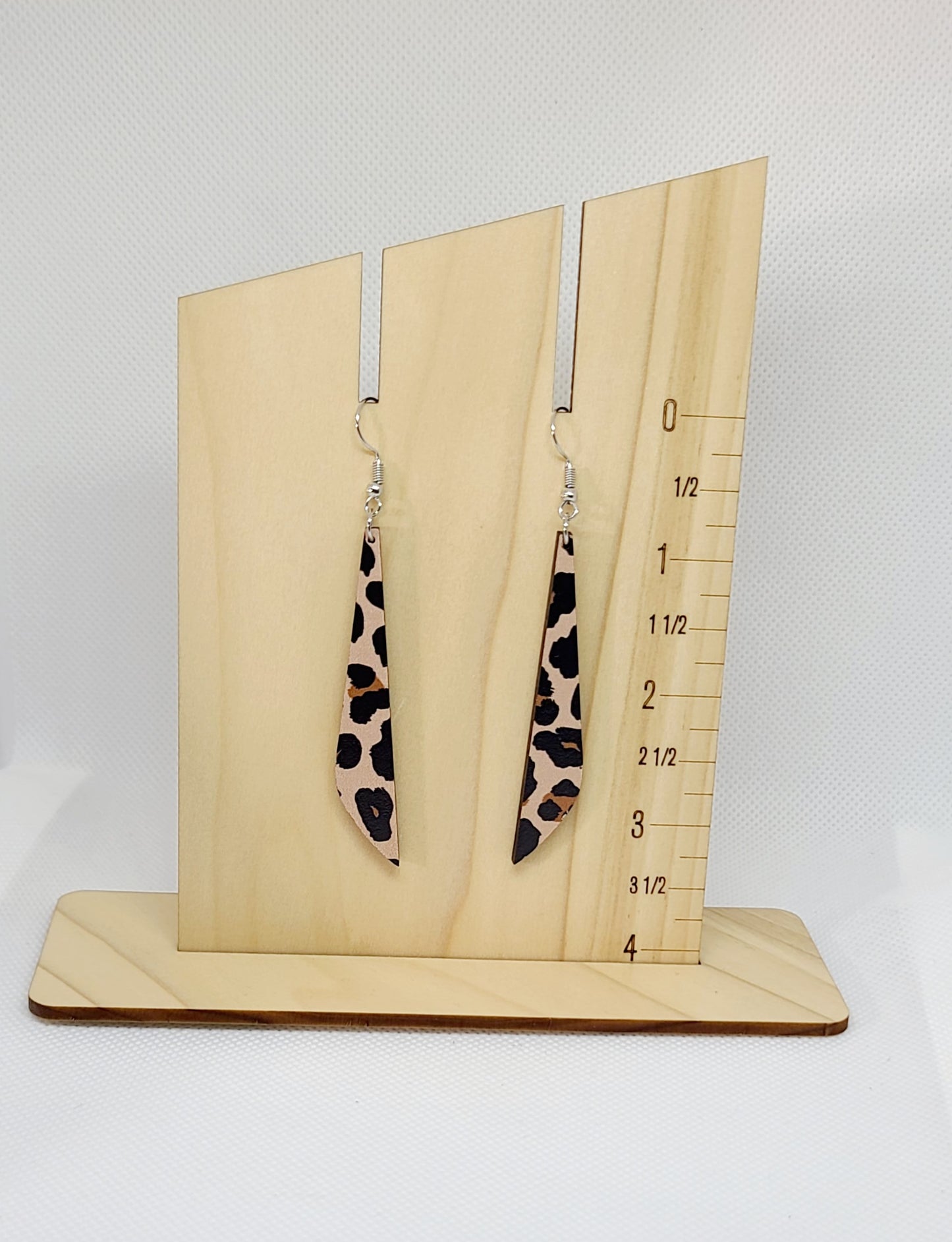 Leopard Wedge Earrings