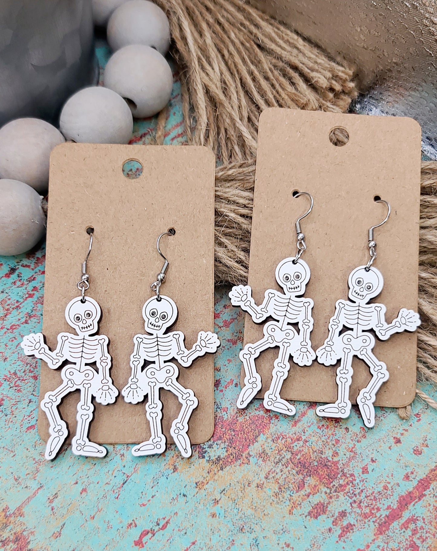 Dancing Skeleton Earrings