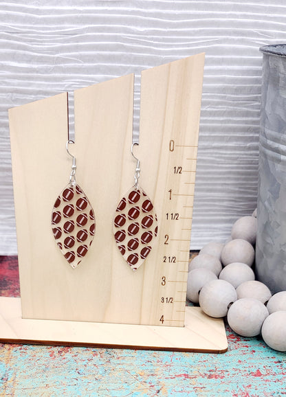 Football Petal Earrings