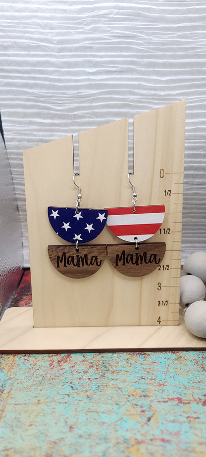 Flag Mama Double Earrings